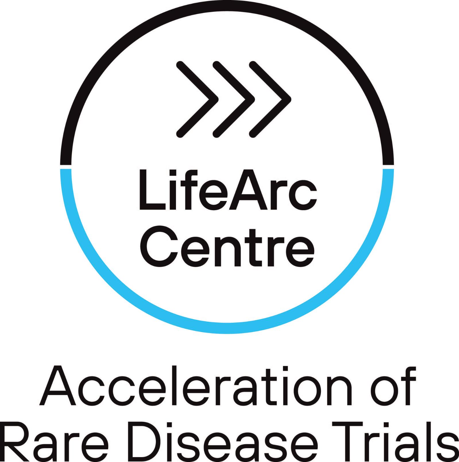 logo for the lifearc centre for the acceleration of rare disease trials