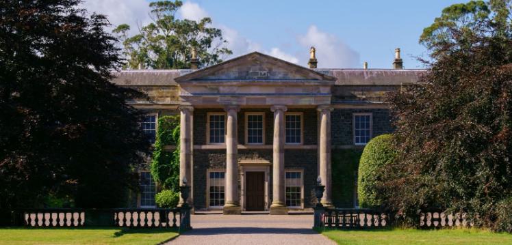 Image of the front of Mount Stewart